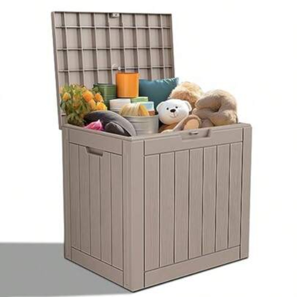 Outdoor Furniture Cushions - Lockable Resin Deck Box Outdoor Storage