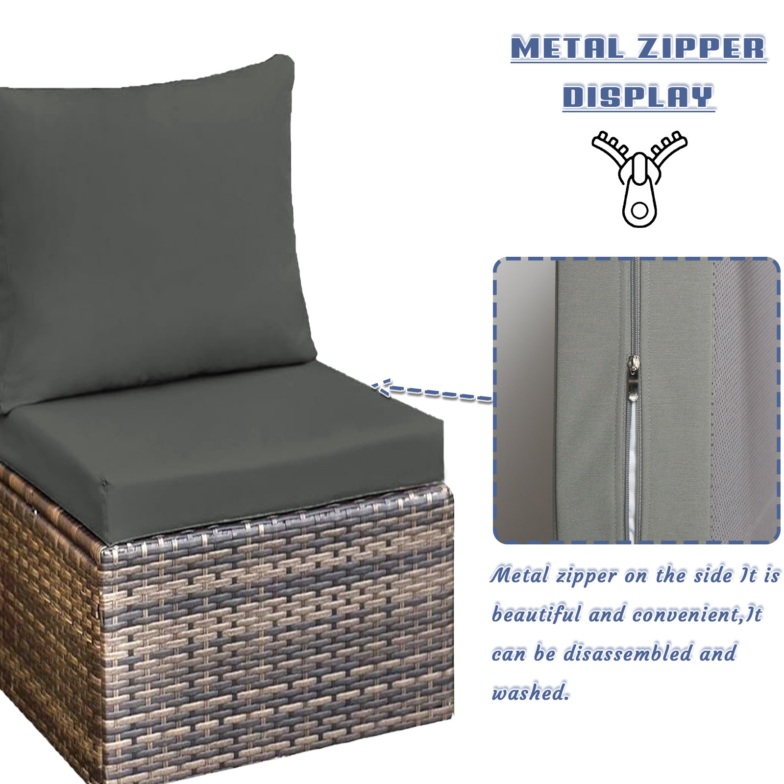 Custom Seat And Back Cushions  - Outdoor Furniture Cushions 22 X 22 评论和价格