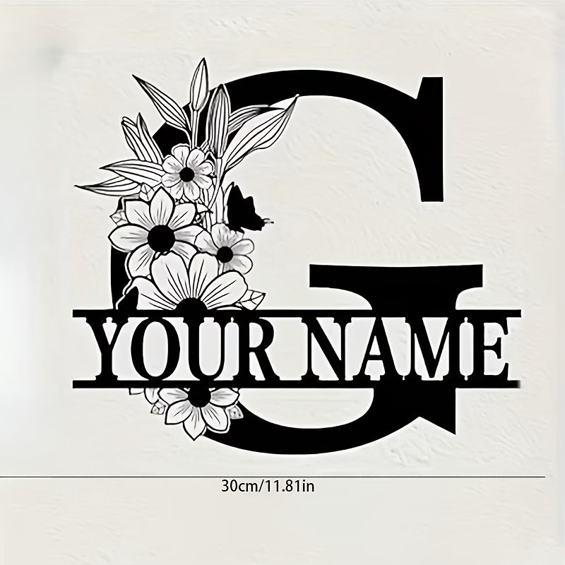 Custom Surname Metal Sign, Cou - Outdoor Furniture Metal 评论和价格
