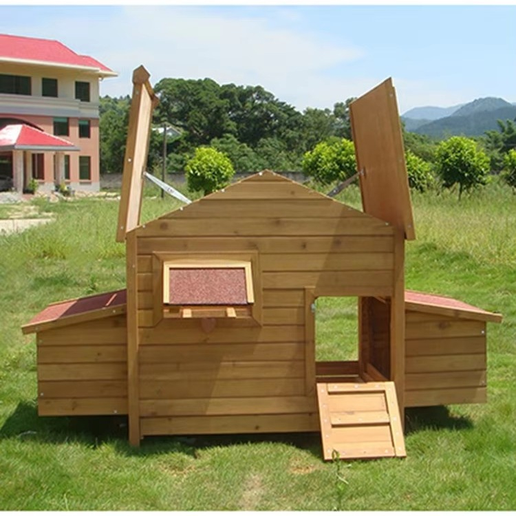 ep-Outdoor Wooden Chicken Coop - Outdoor Furniture Easy To Clean 评论和价格