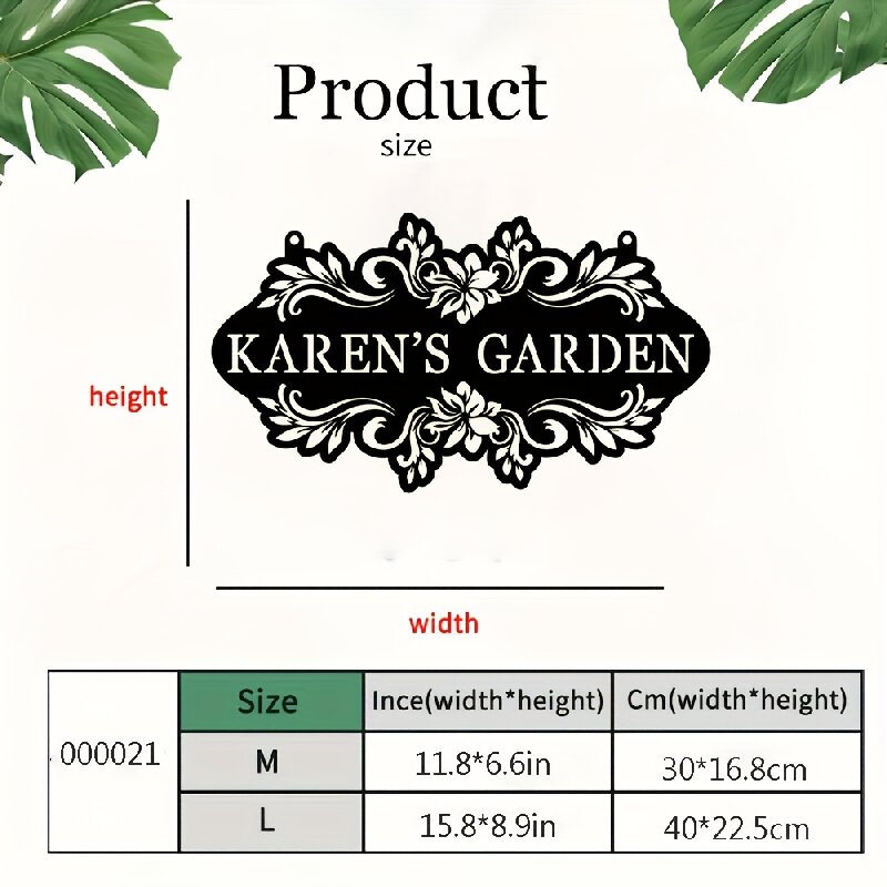Custom Metal Art Sign with Nam - Outdoor Furniture Metal 评论和价格