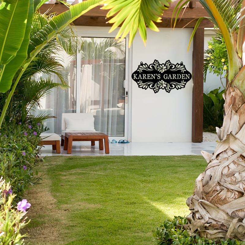 Custom Metal Art Sign with Nam - Outdoor Furniture Metal 评论和价格