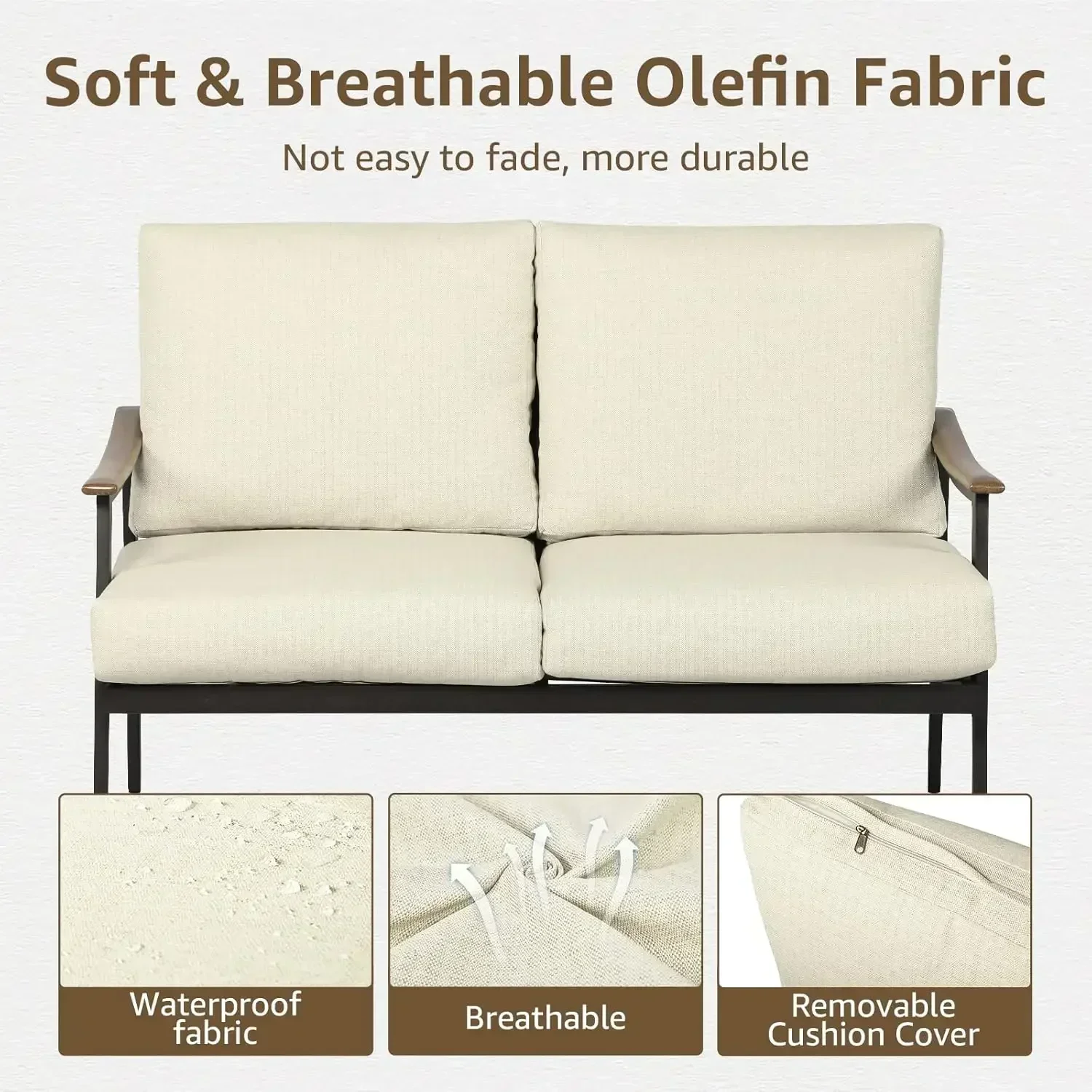 Outdoor Patio Loveseat, Patio  - Outdoor Furniture Loveseat 评论和价格