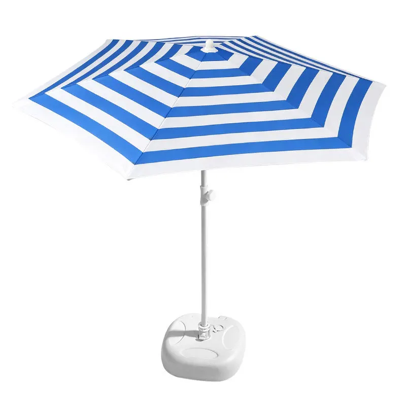 Navy Striped Outdoor Patio Umb - Outdoor Furniture Vendors 评论和价格