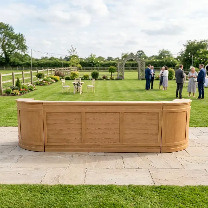 Solid Wood Outdoor Bar Table M - Outdoor Furniture Easy To Clean 评论和价格