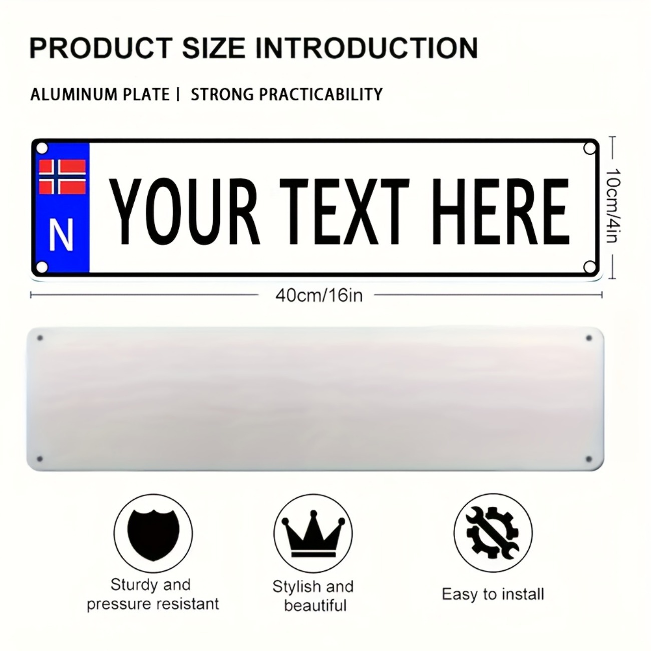 Personalized Custom Norwegian  - Outdoor Furniture Metal 评论和价格