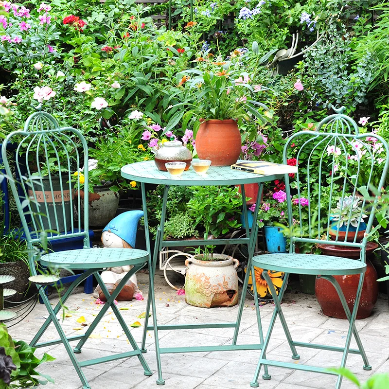 Outdoor Courtyard Garden Chair - Outdoor Furniture Iron 评论和价格