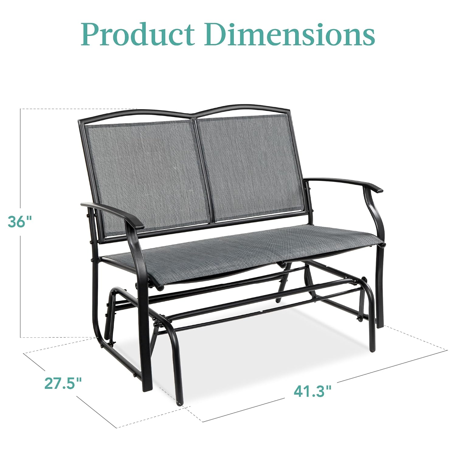 2-Person Outdoor Patio Swing G - Outdoor Furniture Loveseat 评论和价格