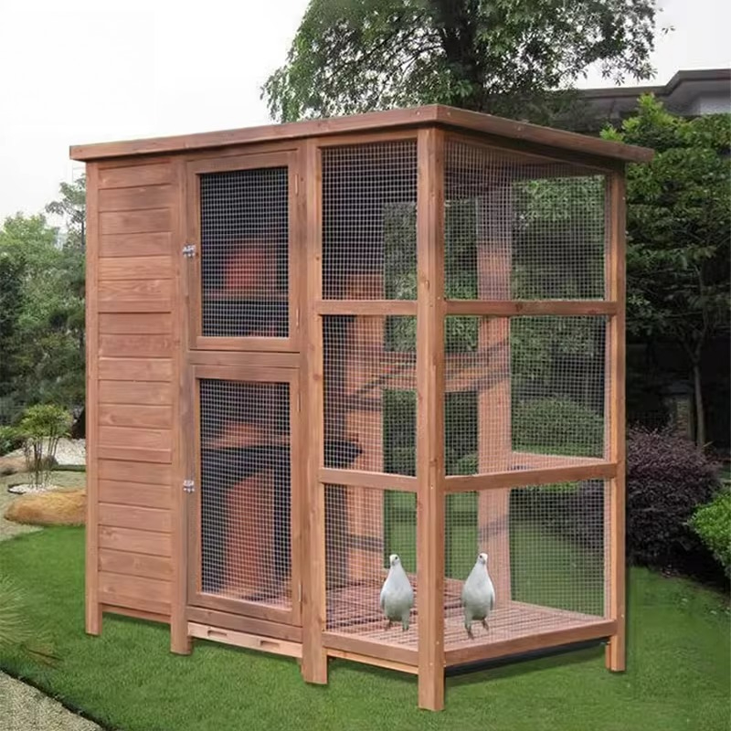 Large Wooden Bird Aviary Cage  - Outdoor Furniture Easy To Clean 评论和价格