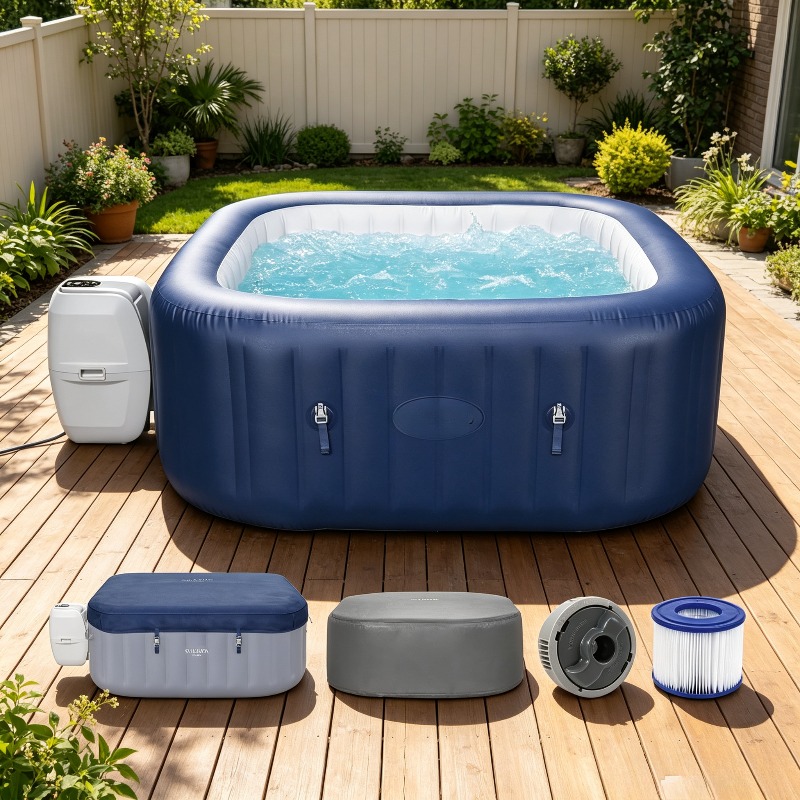 SaluSpa AirJet 4 to 6 Person I - Inflatable Hot Tub 评论和价格