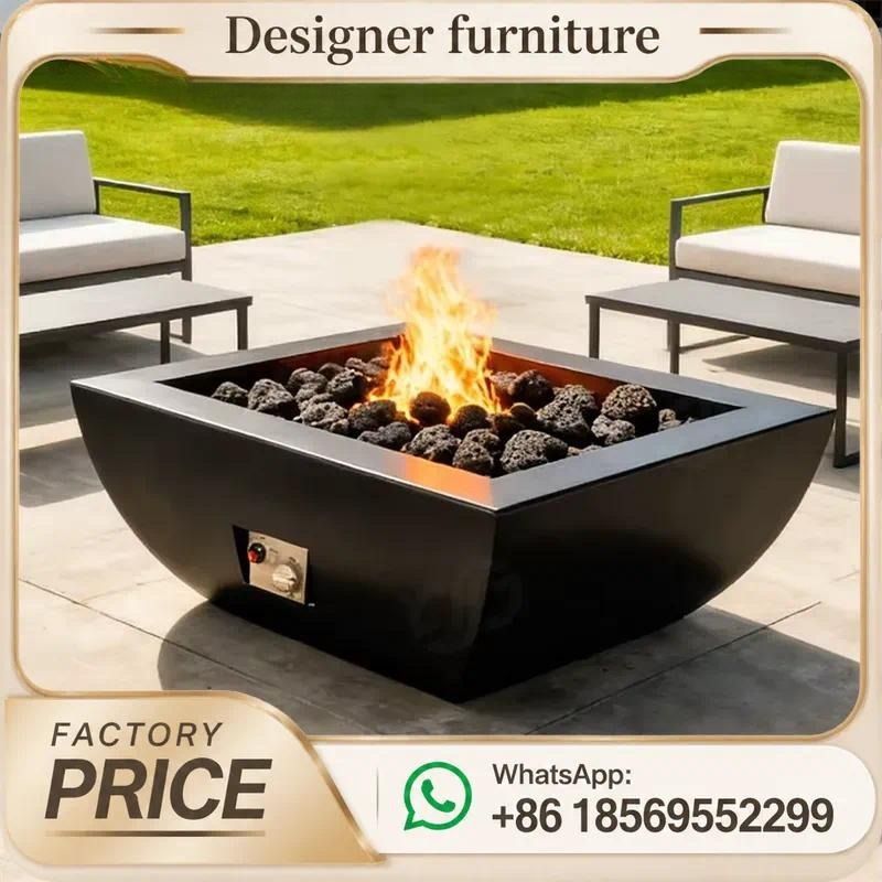 Custom Outdoor Gas Fire Pit Ta - Outdoor Furniture Fire Table 评论和价格