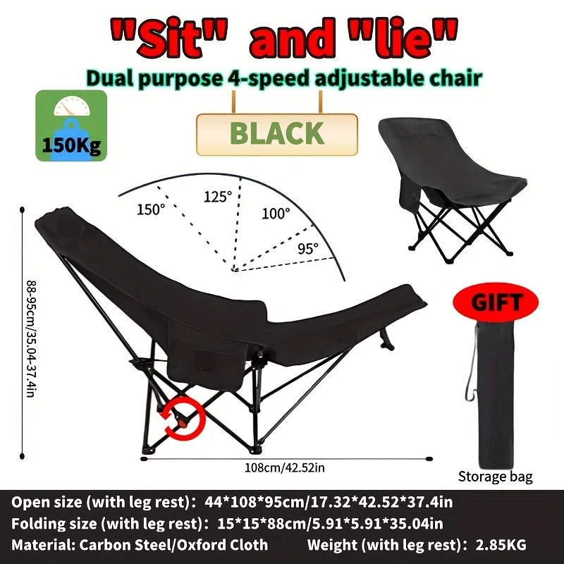 Portable Adjustable Folding Mo - Outdoor Furniture Used 评论和价格