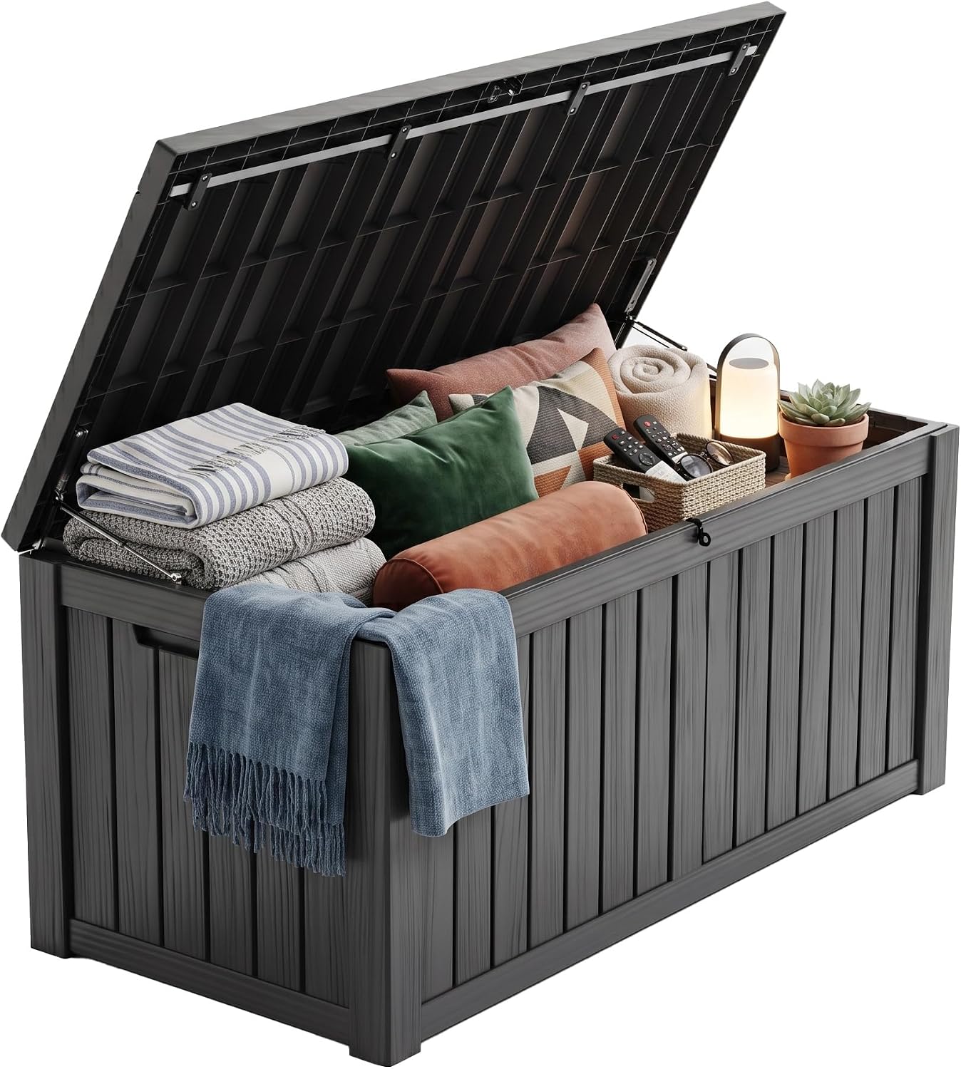 200 Gallon Lockable Resin Deck - Outdoor Furniture Cushions 评论和价格