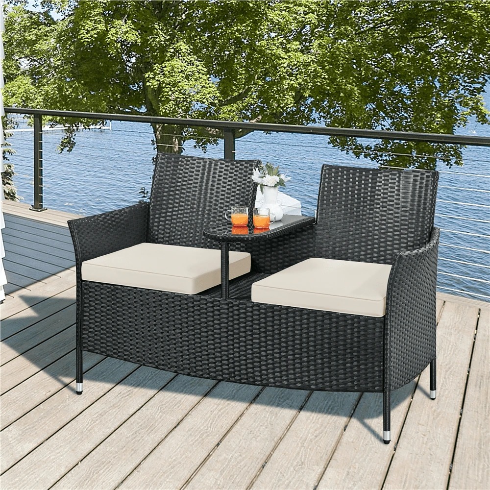 Premium Outdoor Double Chair 2 - Outdoor Furniture Easy To Clean 评论和价格