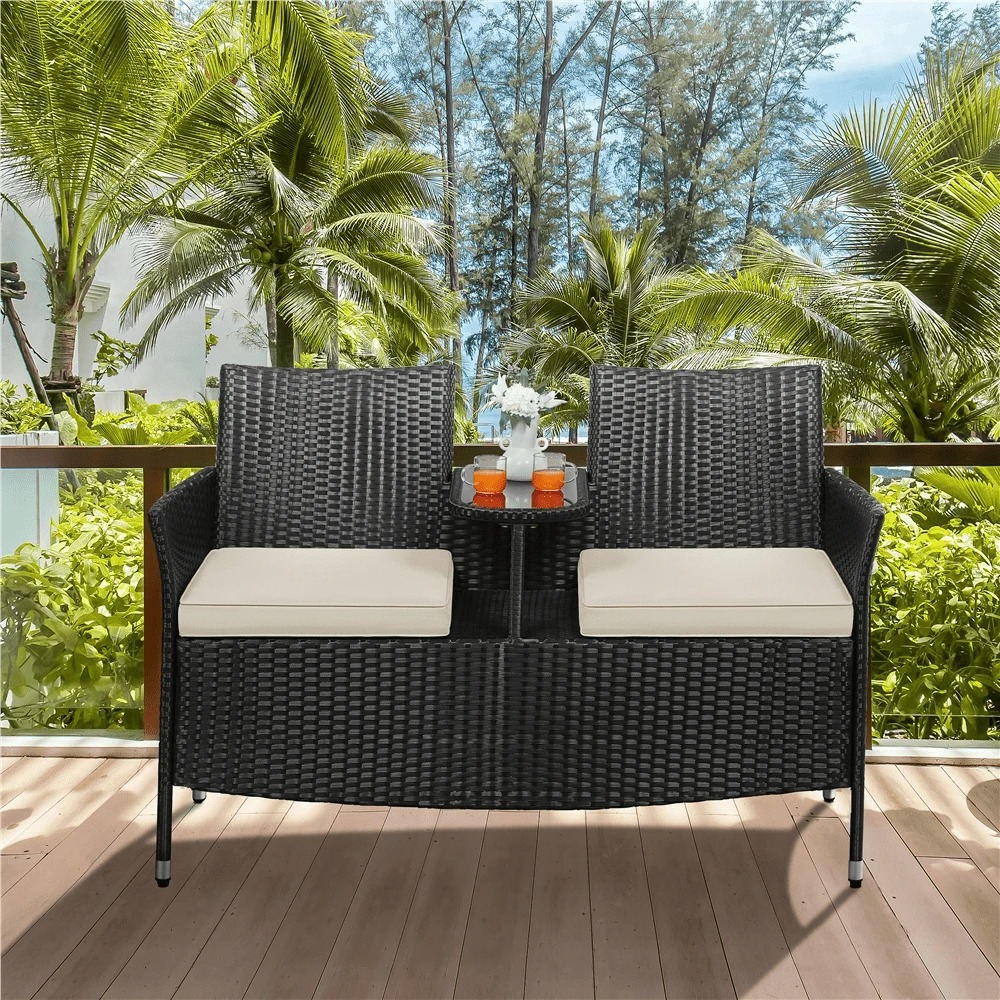 Premium Outdoor Double Chair 2 - Outdoor Furniture Easy To Clean 评论和价格