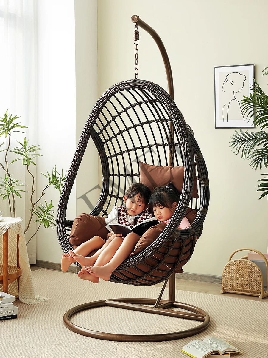 Hanging Basket Rattan Chair Sw - Outdoor Furniture Iron 评论和价格
