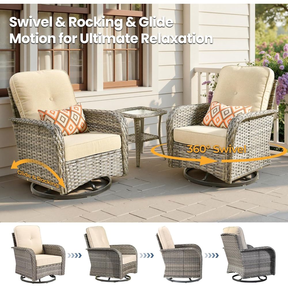 5-Piece Wicker Patio Furniture - Outdoor Furniture Loveseat 评论和价格