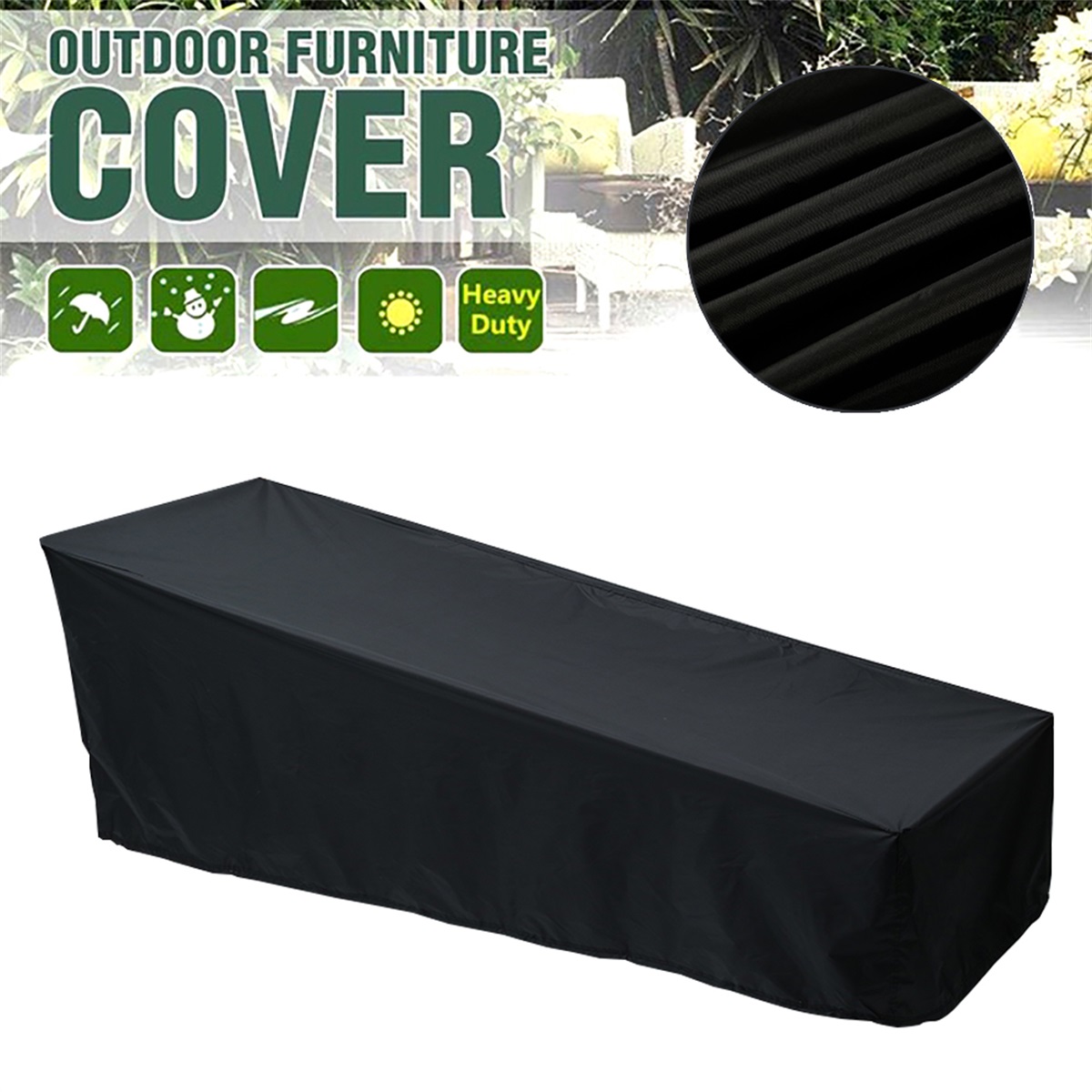 Outdoor Garden Sunbed Cover Su - Outdoor Furniture Varnish 评论和价格