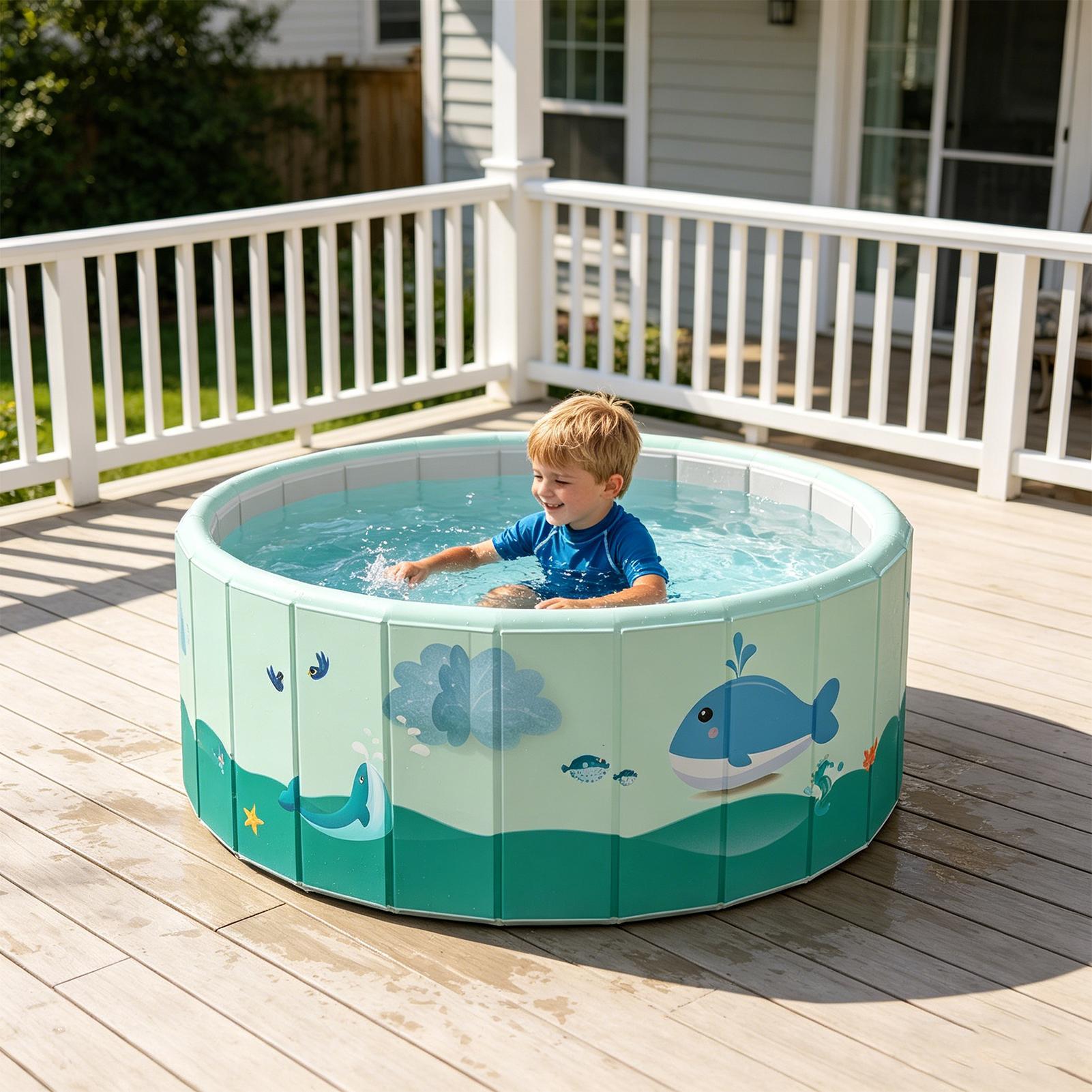 Inflatable folding swimming po - Inflatable Hot Tub 评论和价格