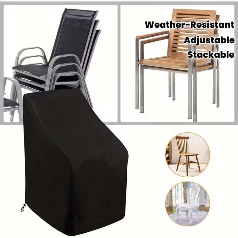 1pc Heavy-Duty Stacking Outdoo - Outdoor Furniture Covers 评论和价格