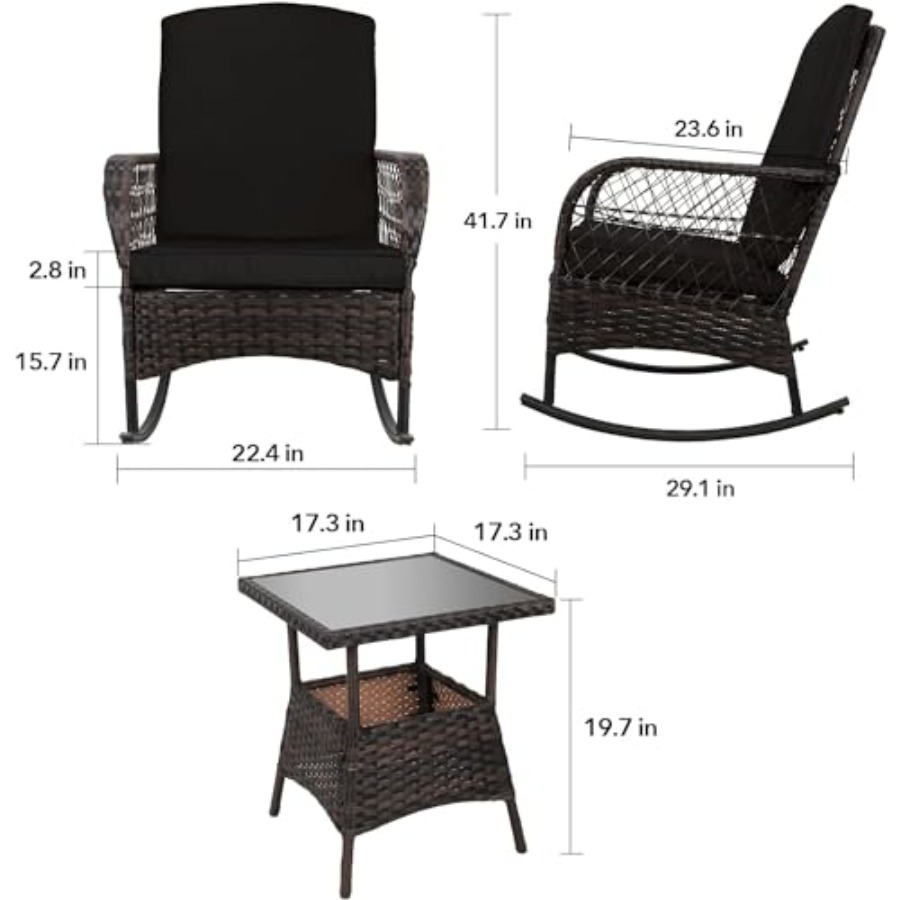 Patio Furniture Set Outdoor Ra - Outdoor Furniture Loveseat 评论和价格