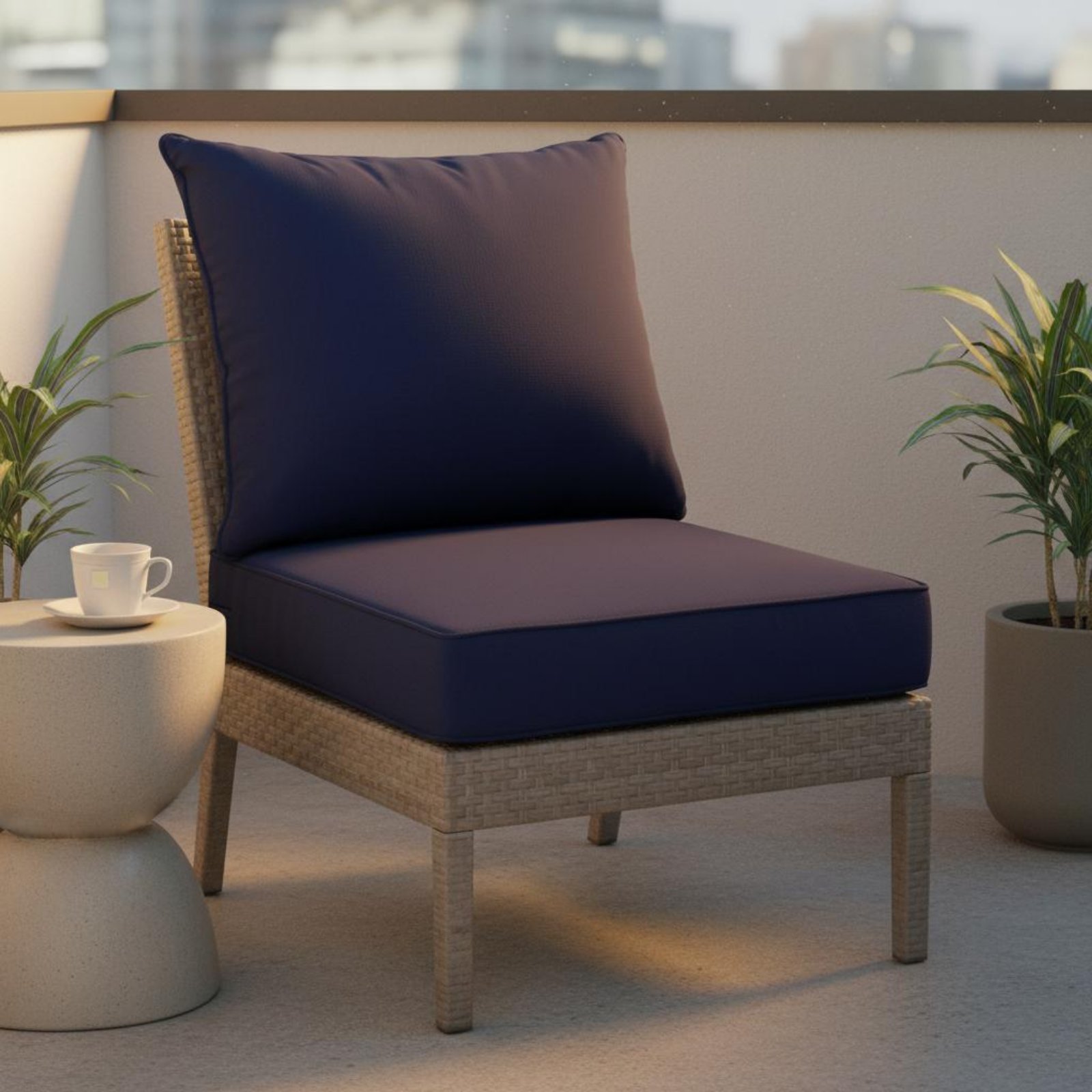 Patio Chair Pad Hidden Closure - Outdoor Furniture Cushions 评论和价格