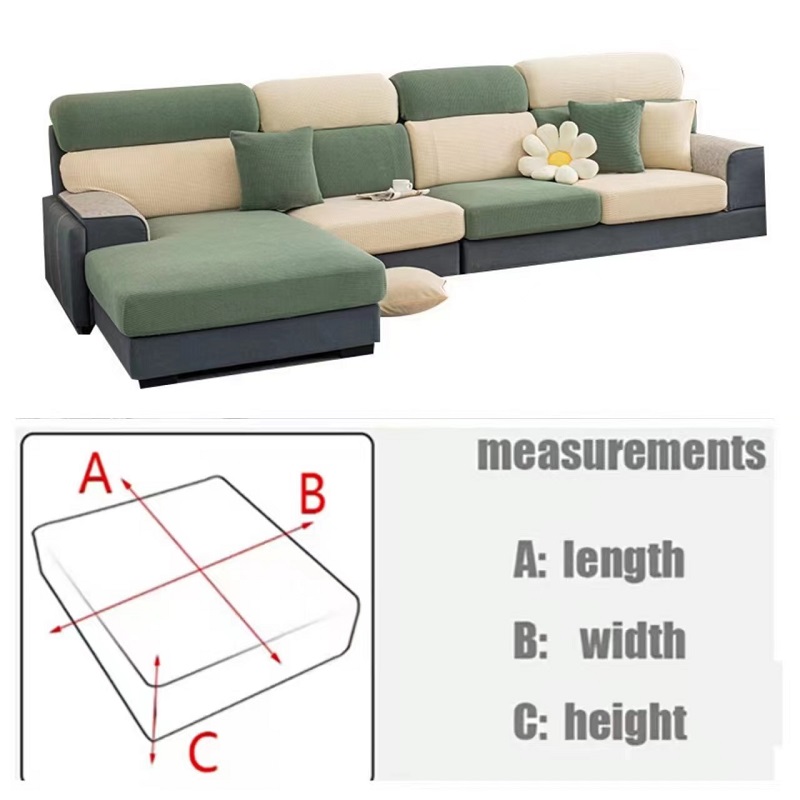 Thicken Elastic Sofa Cover For - Outdoor Furniture Cushions 22 X 22 评论和价格