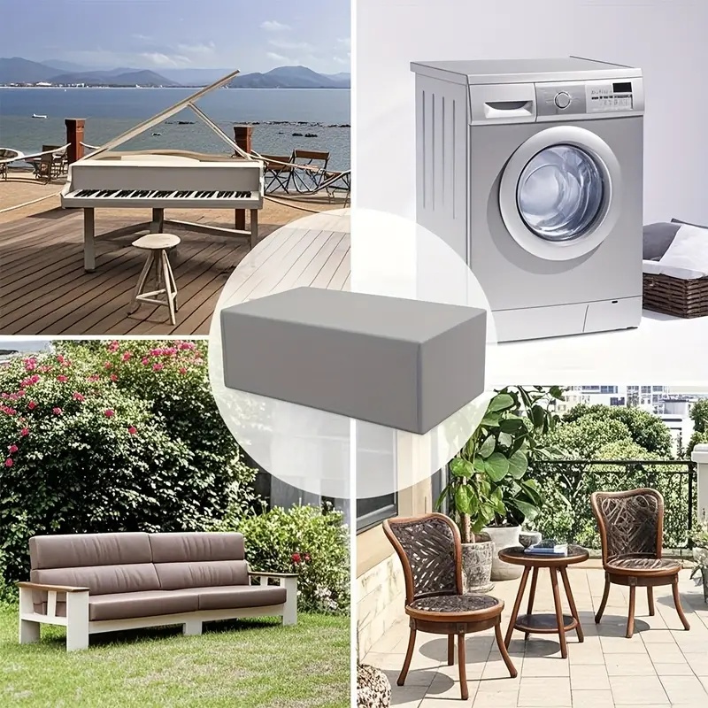 Silver Oxford Fabric Protectiv - Outdoor Furniture Covers 评论和价格